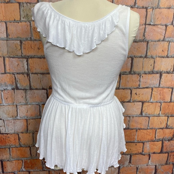 Free People Float Away Faux Wrap Ruffle Tank Top - Picture 7 of 12